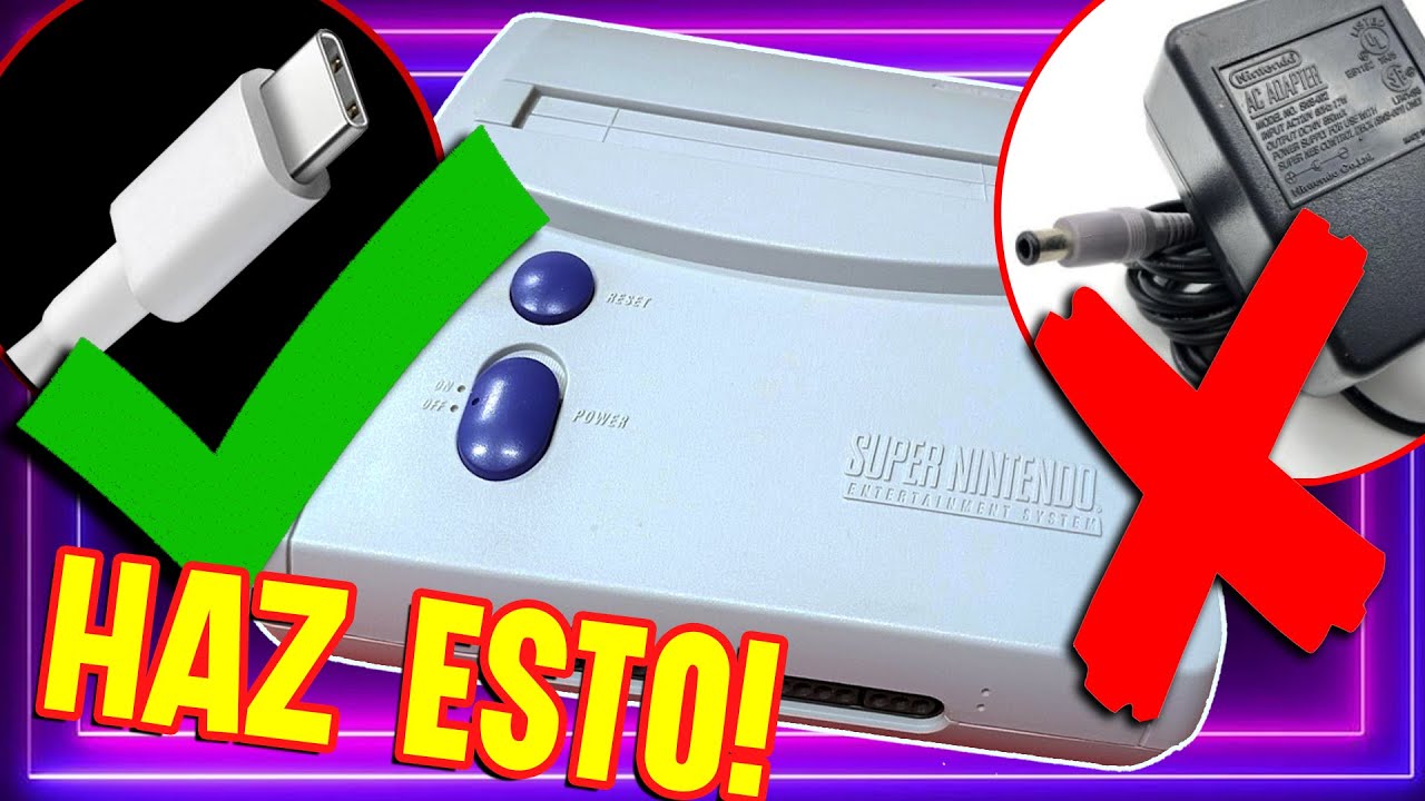 Perdiste la fuente de tu Super Nintendo JR? // HAZ ESTO!
