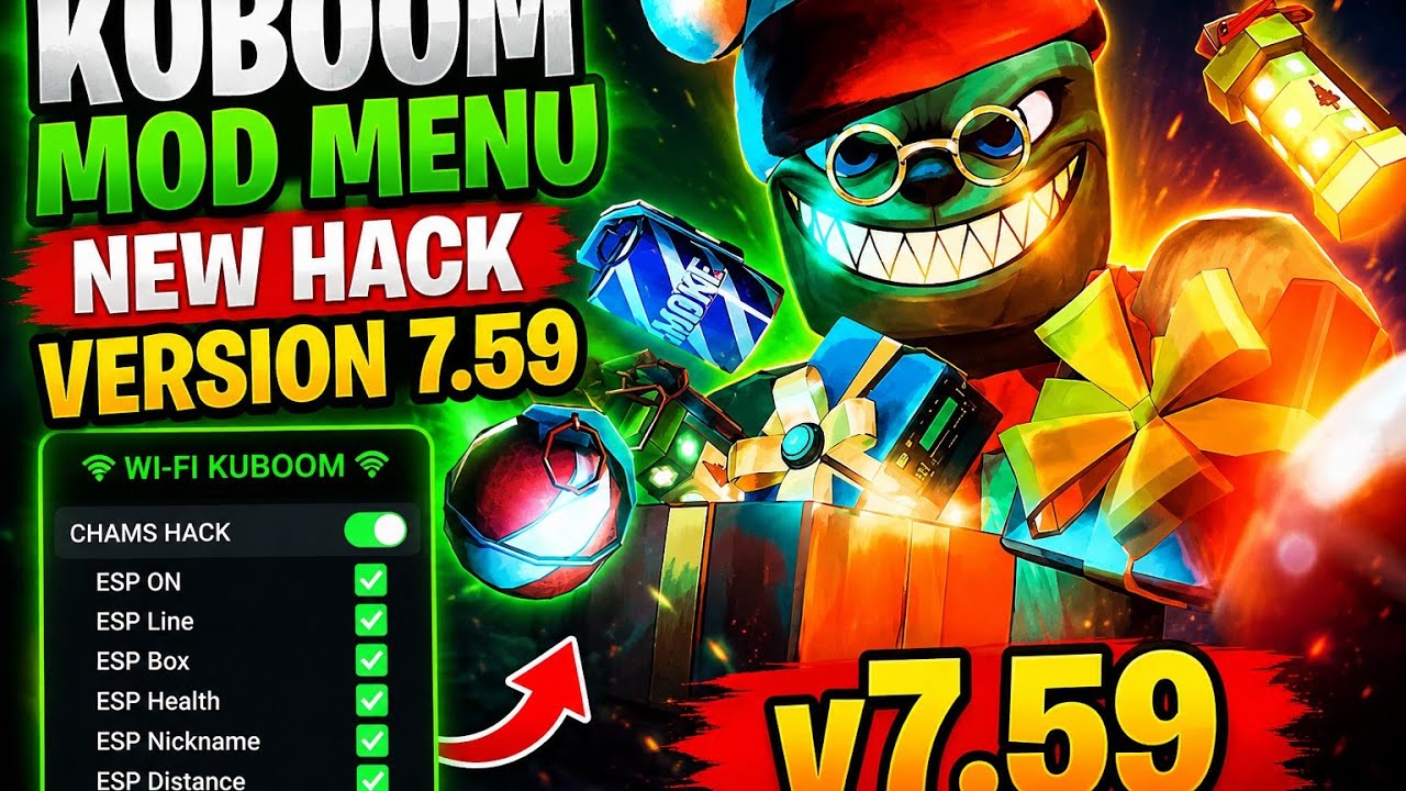 KUBOOM MOD MENU NEW HACK VERSION 7.59