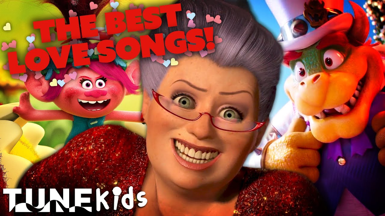 The Best Love Songs By The Fairy Godmother, Bowser & Queen Poppy And More | TUNE: Kids
