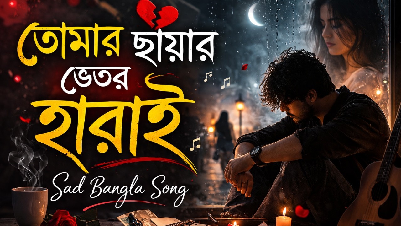 তোমার ছায়ার ভেতর হারাই | Tomare Chayar Bhetor Harai | Bangla Sad Song | MR Creator Bangla
