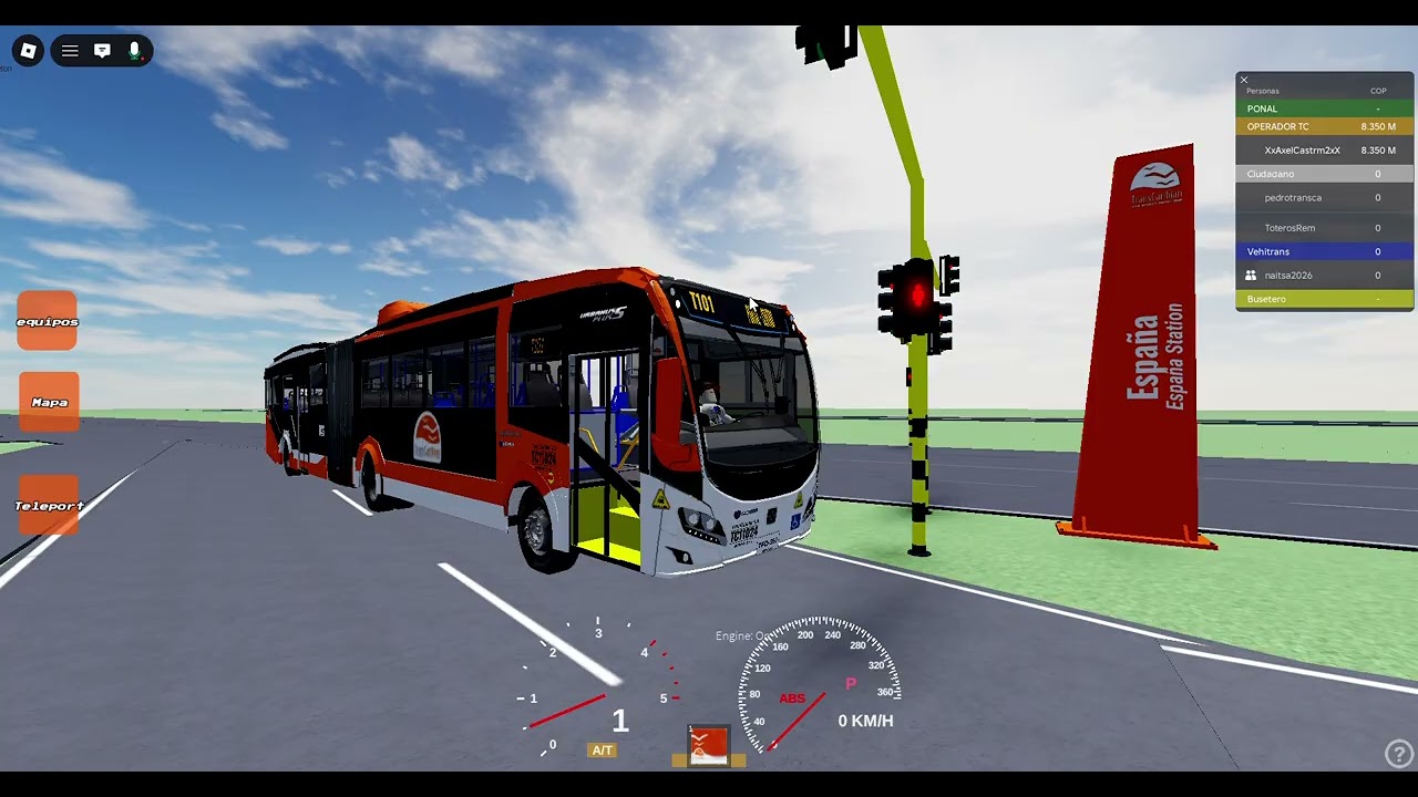 T101 PORTAL - CENTRO (Cartagena TC Bus Roblox)