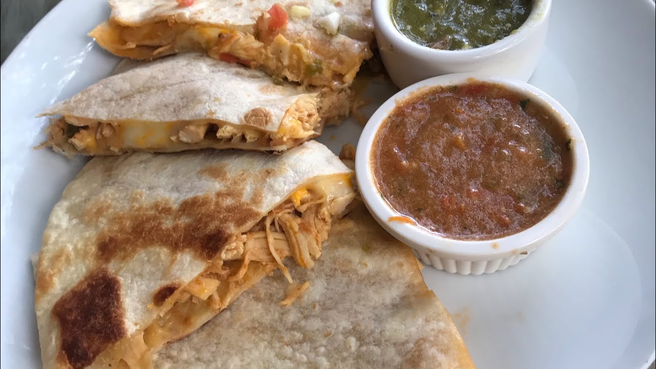 Como hacer quesadillas de pollo