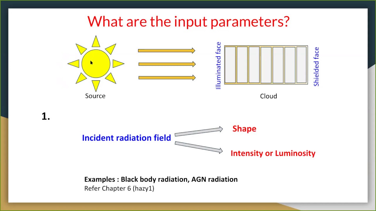 Cloudy Tutorial for Astronomy Simulation