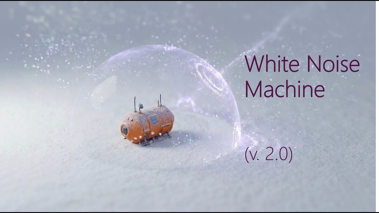 The Ultimate Noise Shield - White Noise Snowstorm & Theta Waves