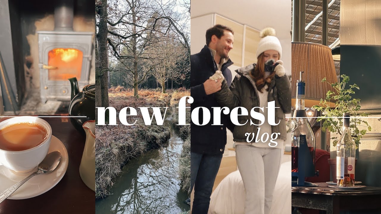 cosy days in the english countryside 🌳 country walks in the new forest & the pig hotel