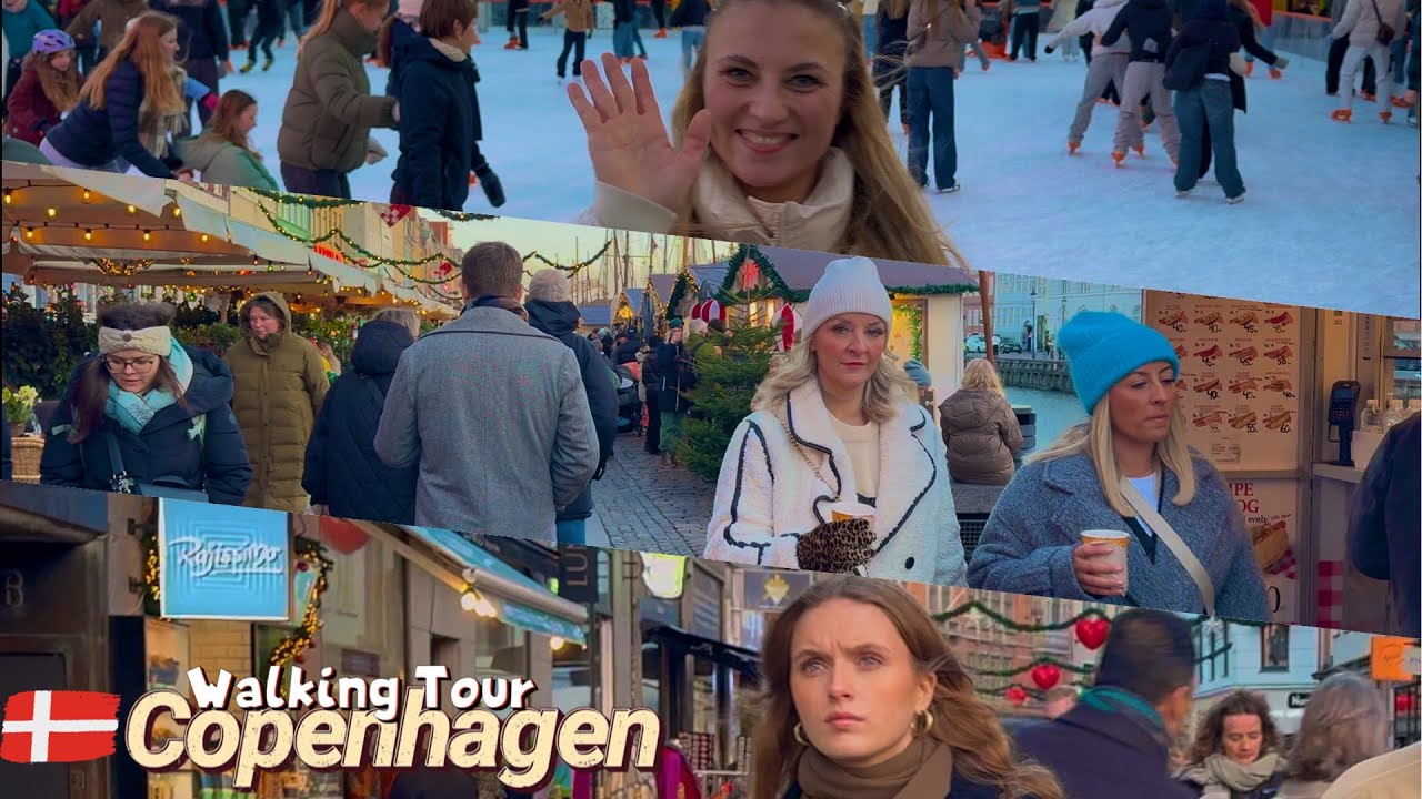 Busy Friday in Copenhagen Downtown Denmark🇩🇰4k Walking Tour | 20 December 2024