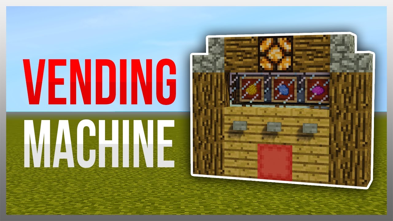 ✔️ Простой торговый автомат (обучение Redstone)