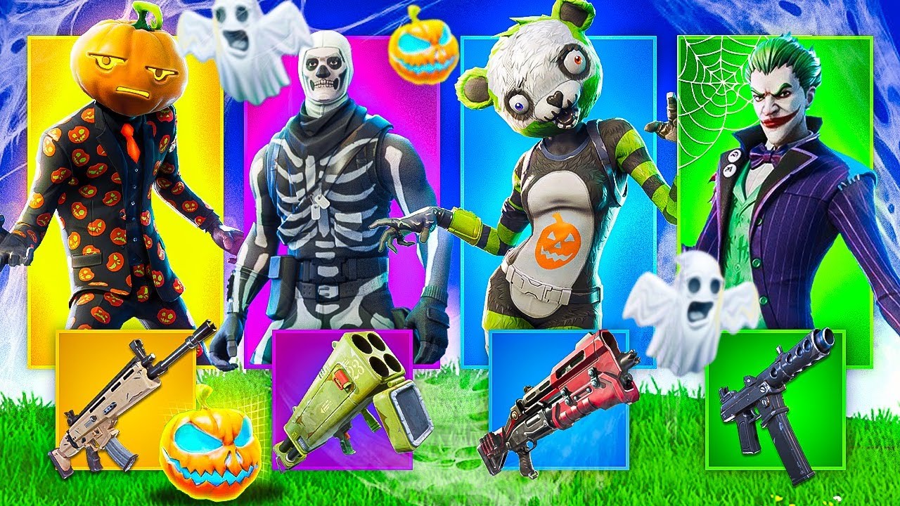 RANDOM *HALLOWEEN*  SKIN CHALLENGE 🎃 di FORTNITE!