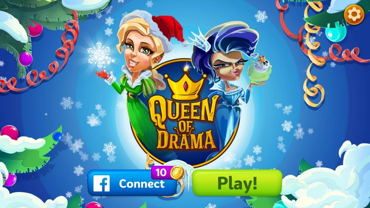 Queen of Drama (mobile) match 3 - JUST GAMEPLAY!