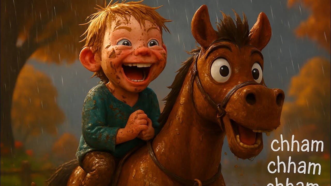 Chal Mere Ghode Tik Tik Tik 🐴 | Cute Kids Cartoon Rhyme | 3D Animation