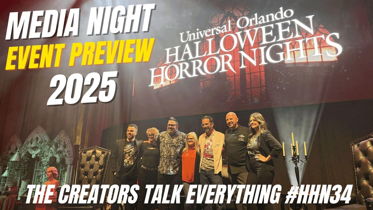 Halloween Horror Nights Orlando 2025 - Media Night Event Preview - #hhn34