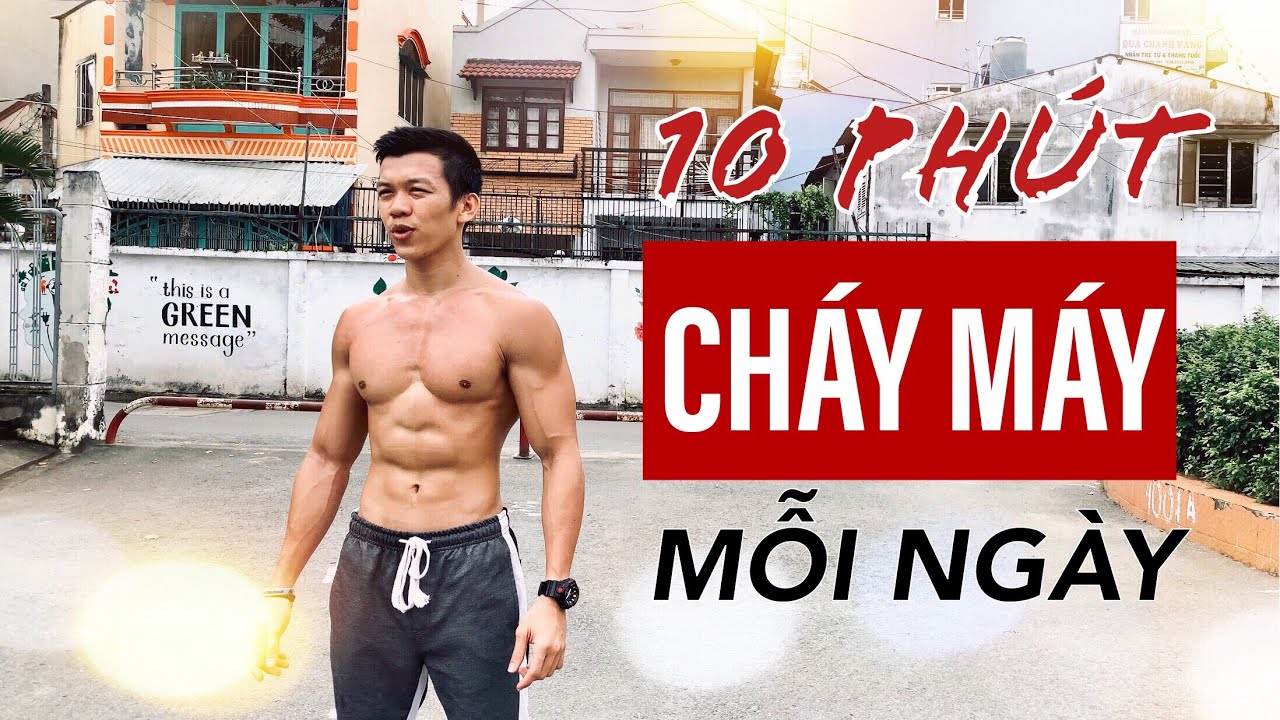 10p THỂ DỤC mỗi sáng (Không cần dụng cụ) - 10 Minutes Morning Workout (No equipment).