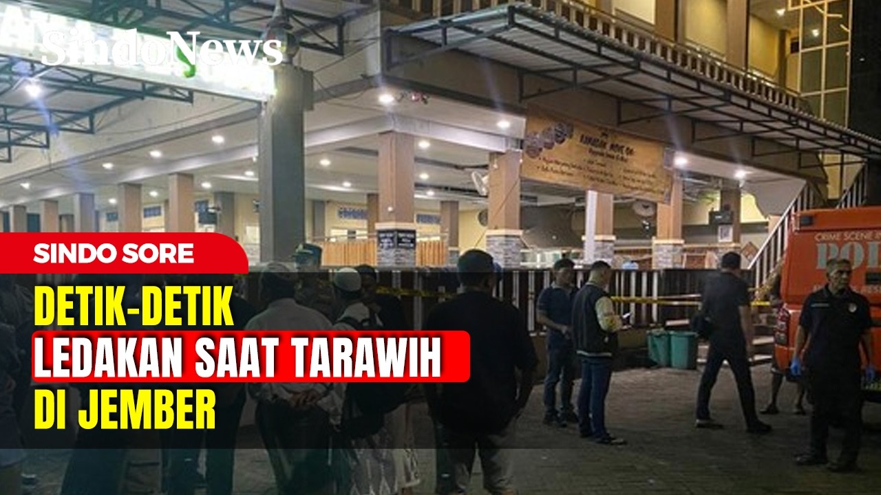 Saksi Ungkap Detik-detik Ledakan saat Tarawih di Masjid Jember | Sindo Sore | 17/03