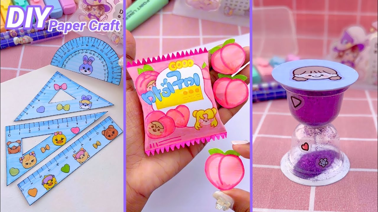 Easy Craft Ideas / DIY Miniature Crafts Idea / school hacks / paper craft / mini craft / how to make