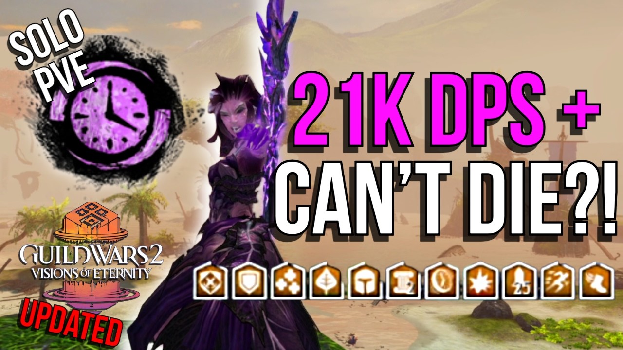 TA konfiguracja Chronomancera jest ABSURDALNA w GW2 PvE (21 tys. DPS + Nieśmiertelne Leczenie)