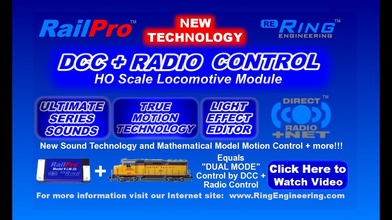 DCC Plus Radio Control with RailPro