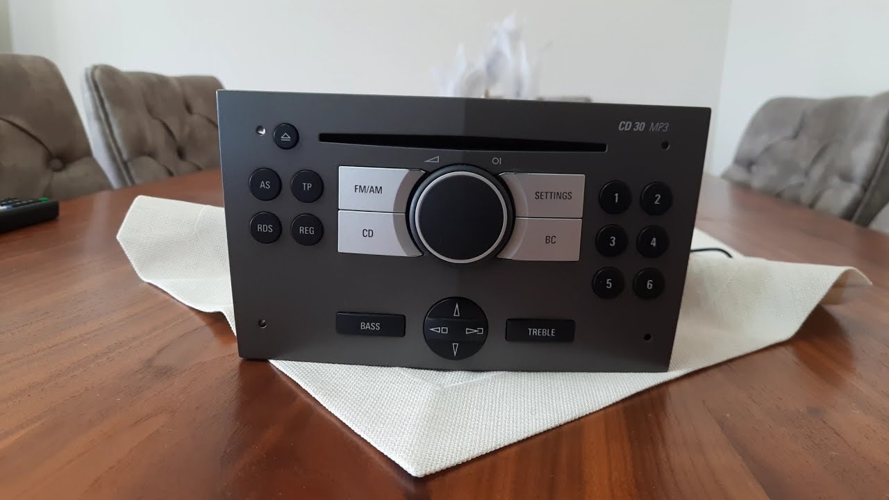 6 tuşlu OPEL CD30 MP3 stereo AUX (part 2)