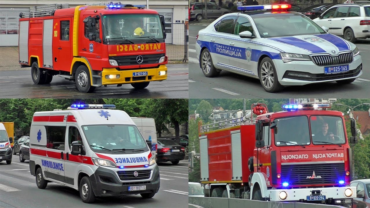 Belgrade, Serbia│Emergency Response ► Fire Department, Emergency Services and Police Department