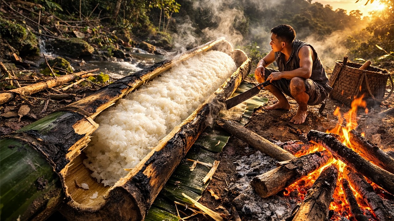 Can You Really Cook Rice in Bamboo Over a Campfire? Let’s Find Out