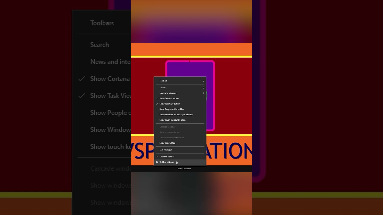 #Shorts | Bring back battery icon on taskbar | Power icon not visible on taskbar | BVSP Creations
