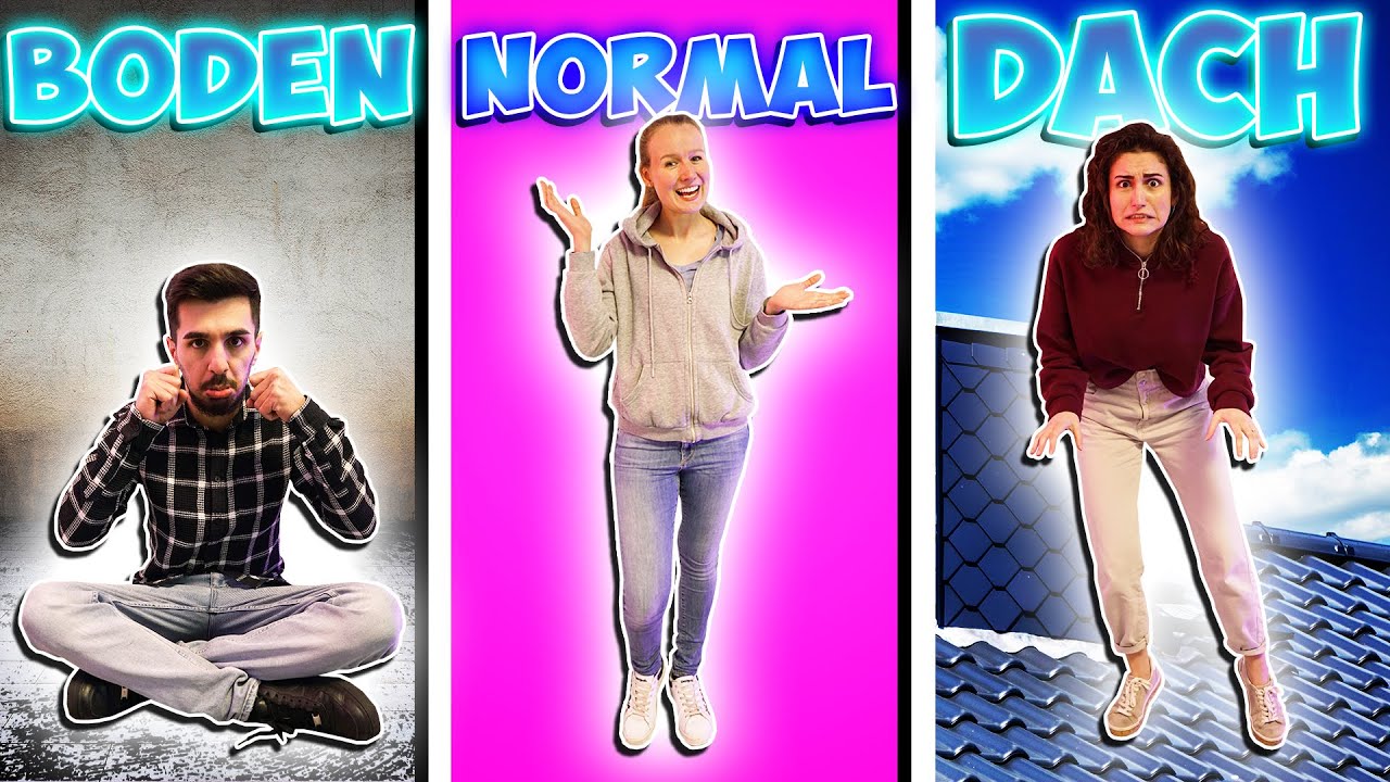 BODEN, NORMAL, DACH CHALLENGE! Kathi vs. Dania vs. Claudio