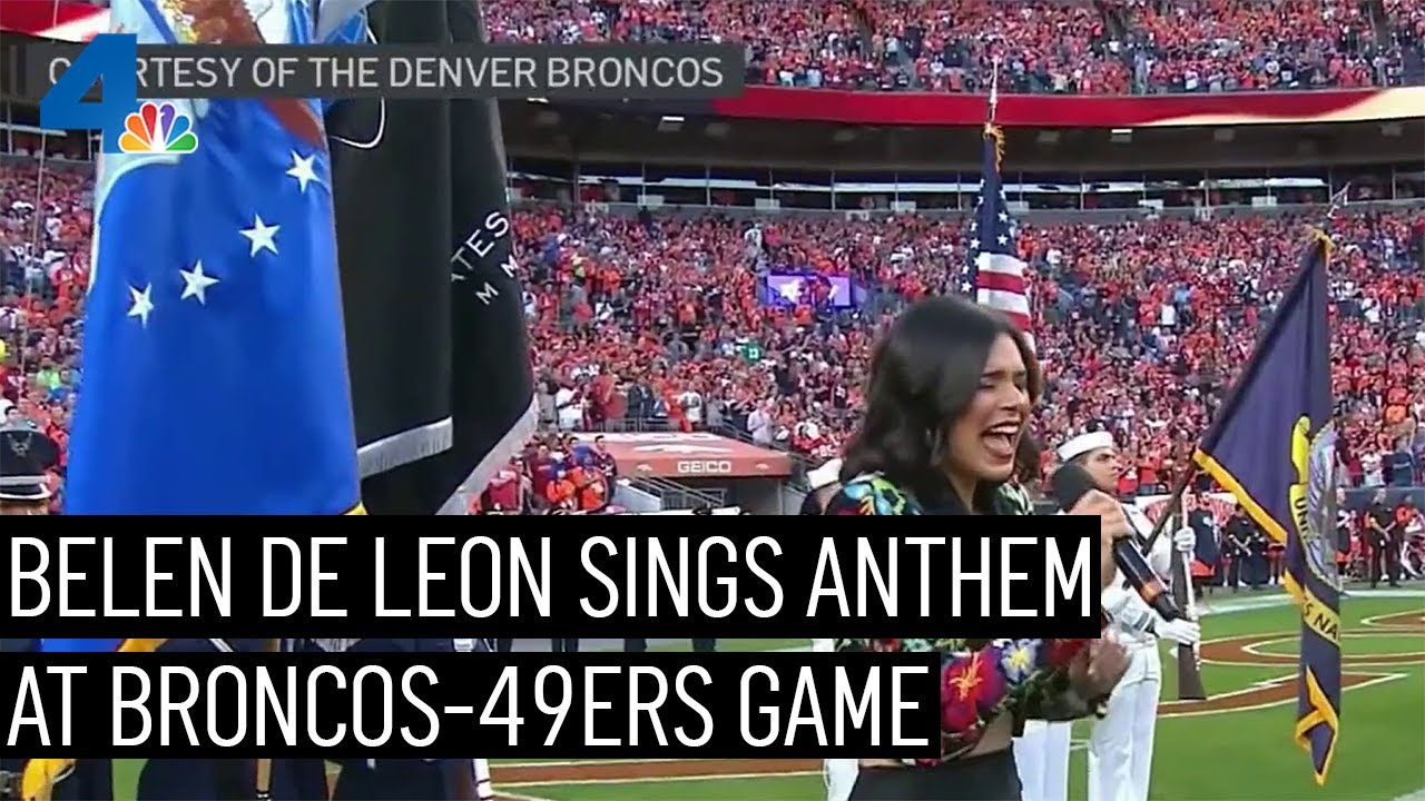 FULL VIDEO: NBC4 Meteorologist Belen De Leon Sings the National Anthem | NBCLA