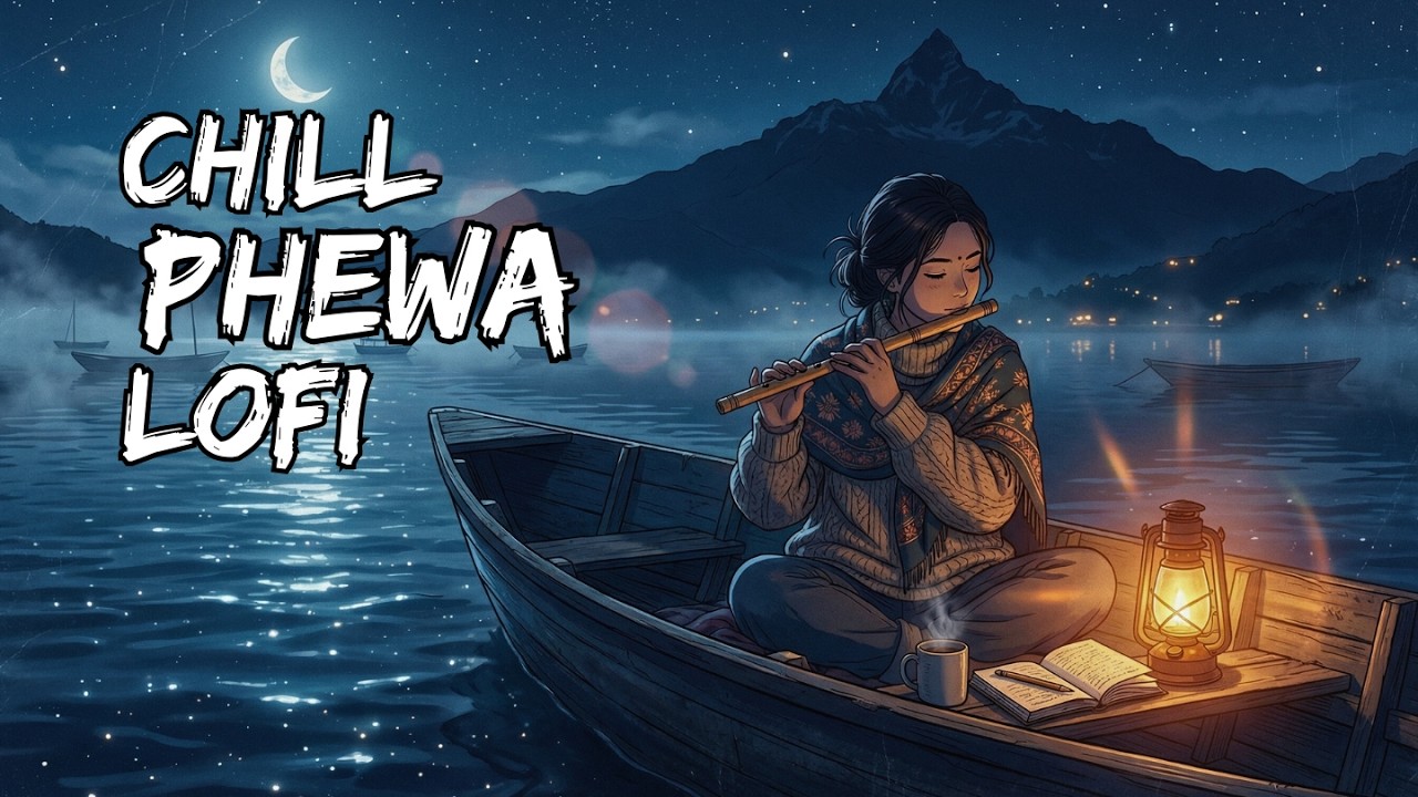 Moonlight Over Phewa: Serene Lake Ripples Blended With Ethereal Flute And Lo-fi (Full Album)