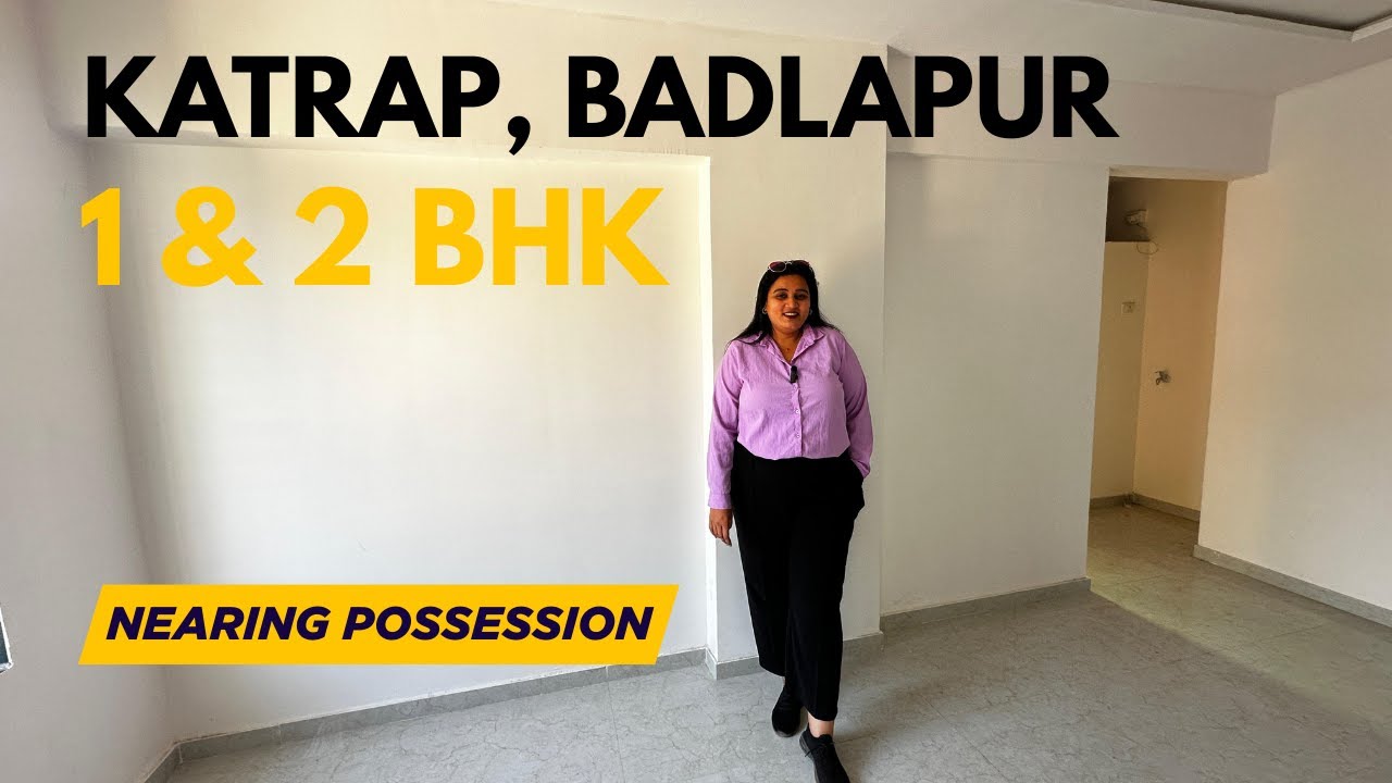 Call: 8055855866 | बदलापुर स्टेशन के पास NEARING POSSESSION 1 & 2 BHK AVAILABLE @ KATRAP