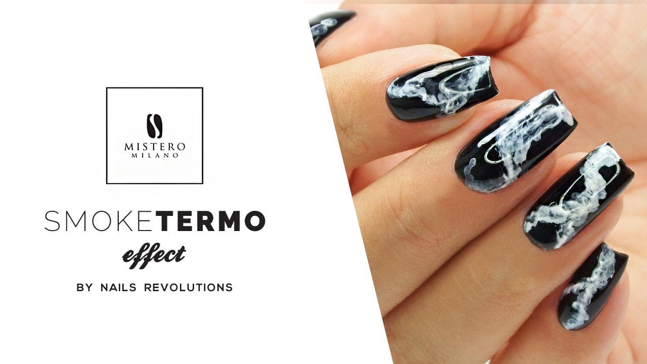 💨SMOKE TERMO EFFECT | TUTORIAL  | PYŁKI TERMICZNE W ZDOBIENIU SMOKE NAILS | MISTERO MILANO💨