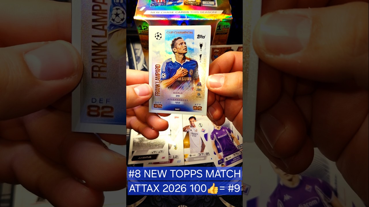 #8 BARCOLA TOPPS MATCH ATTAX 2026! ФУТБОЛЬНЫЕ КАРТОЧКИ #matchattax #topps #packopening #2026
