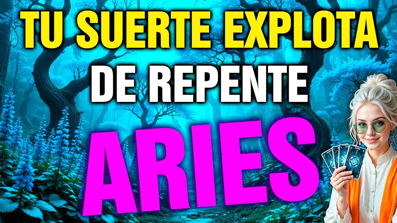ARIES 😱 el UNIVERSO te SACA de la LISTA NEGRA 🔮 tu SUERTE EXPLOTA sin AVISO 💥