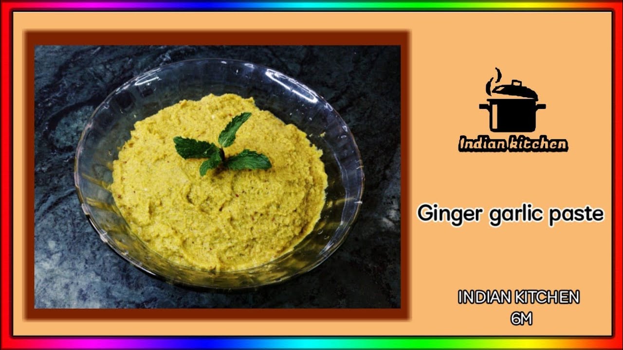 Ginger garlic paste | Adrak lehsun paste | adrak lassan paste