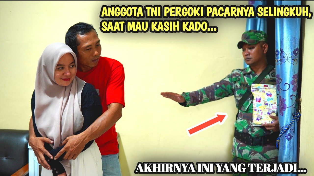 ANGGOTA TNI PERGOKI PACARNYA S3'L1N9KUH, SAAT MAU KASI KADO, AKHIRNYA INI YANG TERJADI !!