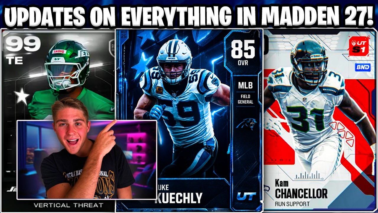 ВСЕ ОБНОВЛЕНИЯ В MADDEN 27! ULTIMATE CAPTAINS, ROOKIE PREMIERES И МНОГОЕ ДРУГОЕ!