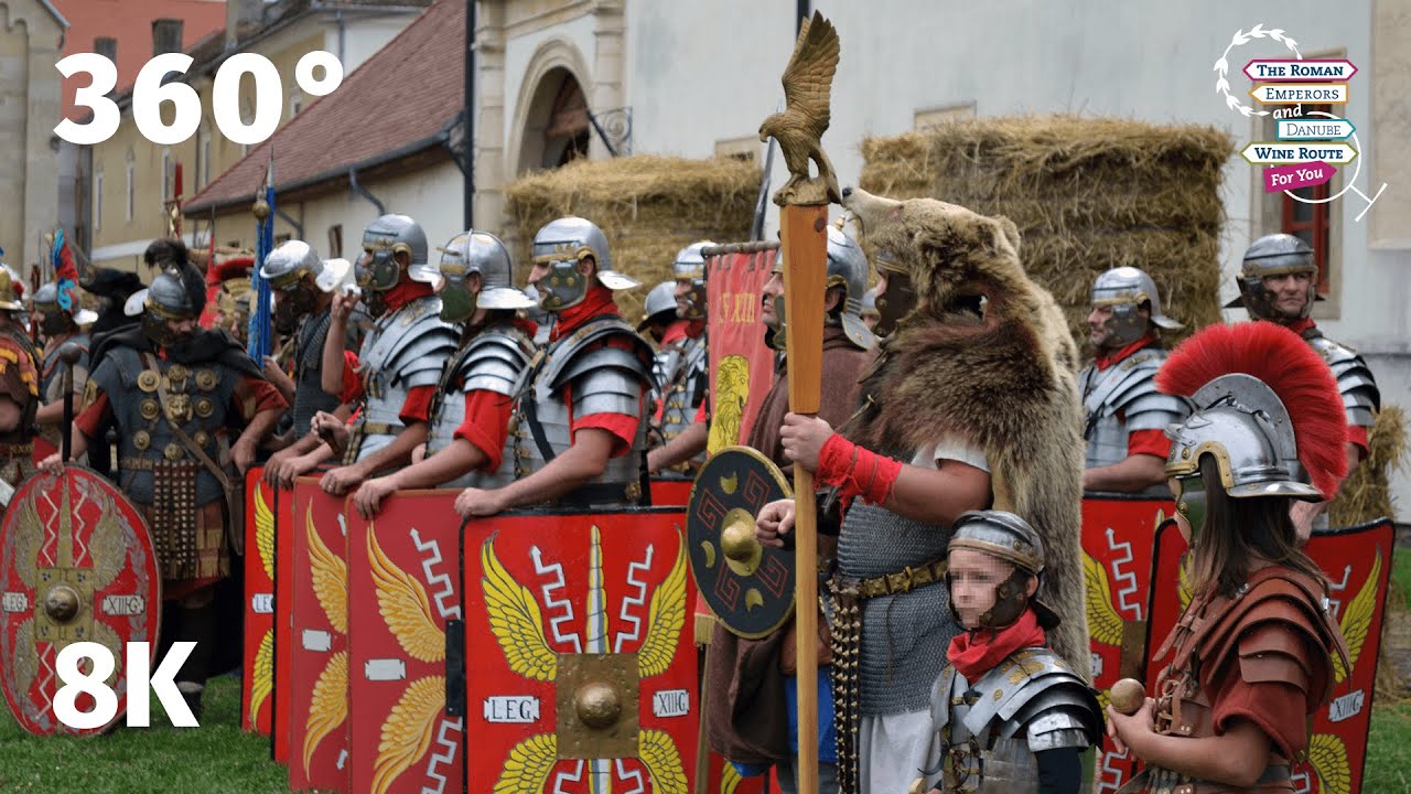 Roman Apulum Festival (Alba Iulia) on the Danube Trail of Romania - VR 360 8k
