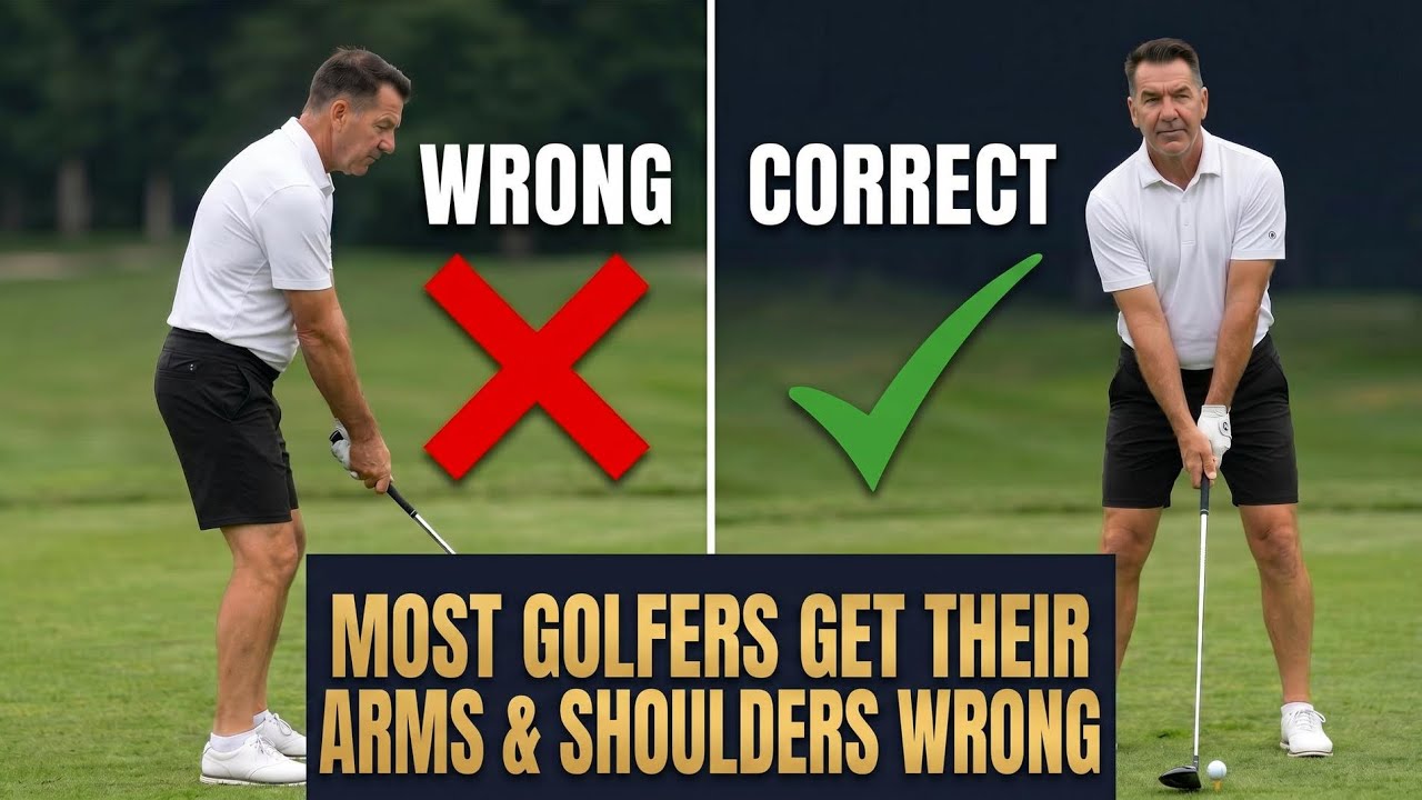 How the arms work with the spine in the golf swing
