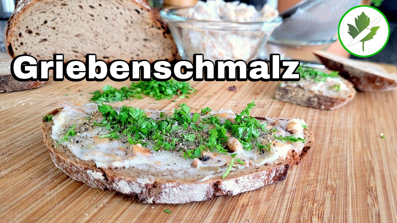 Griebenschmalz einfach selber machen 👉 Sooo lecker