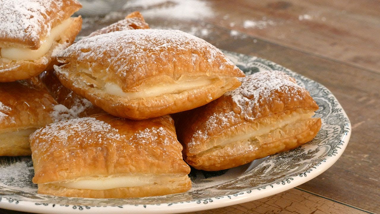 MIGUELITOS 👩&zwj;🍳 Hojaldres rellenos de CREMA PASTELERA &iexcl;Muy F&aacute;ciles de hacer!- Cocinatis