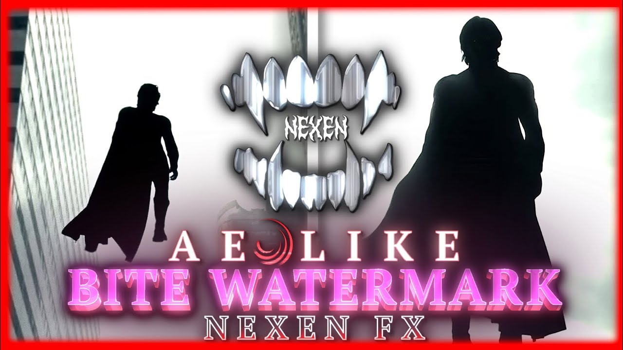 Bite Watermark On Alight Motion & Capcut (✅Free Preset+)