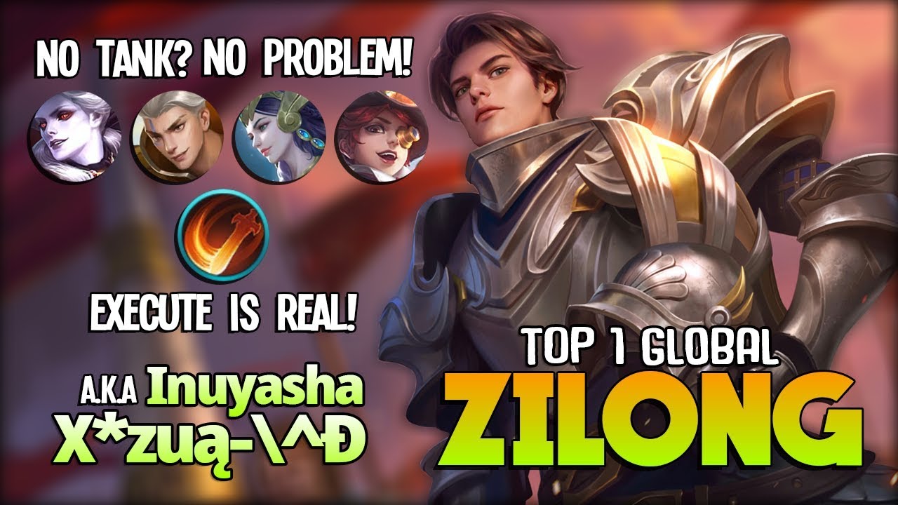 Forgotten Fighter?! Carry Team without Tank? Why Not? Inuyasha Top 1 Global Zilong ~ Mobile Legends