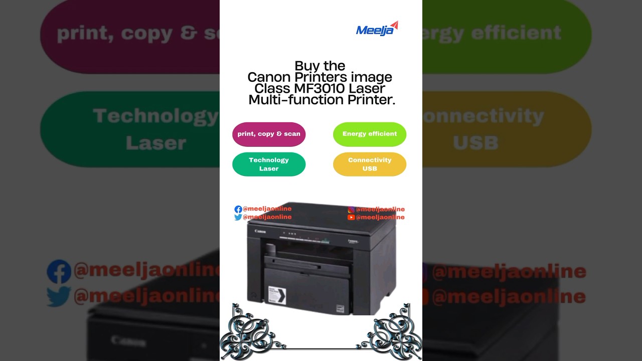 Canon Printers image Class MF3010 Laser Multi-function Printer at lowest price in Dubai