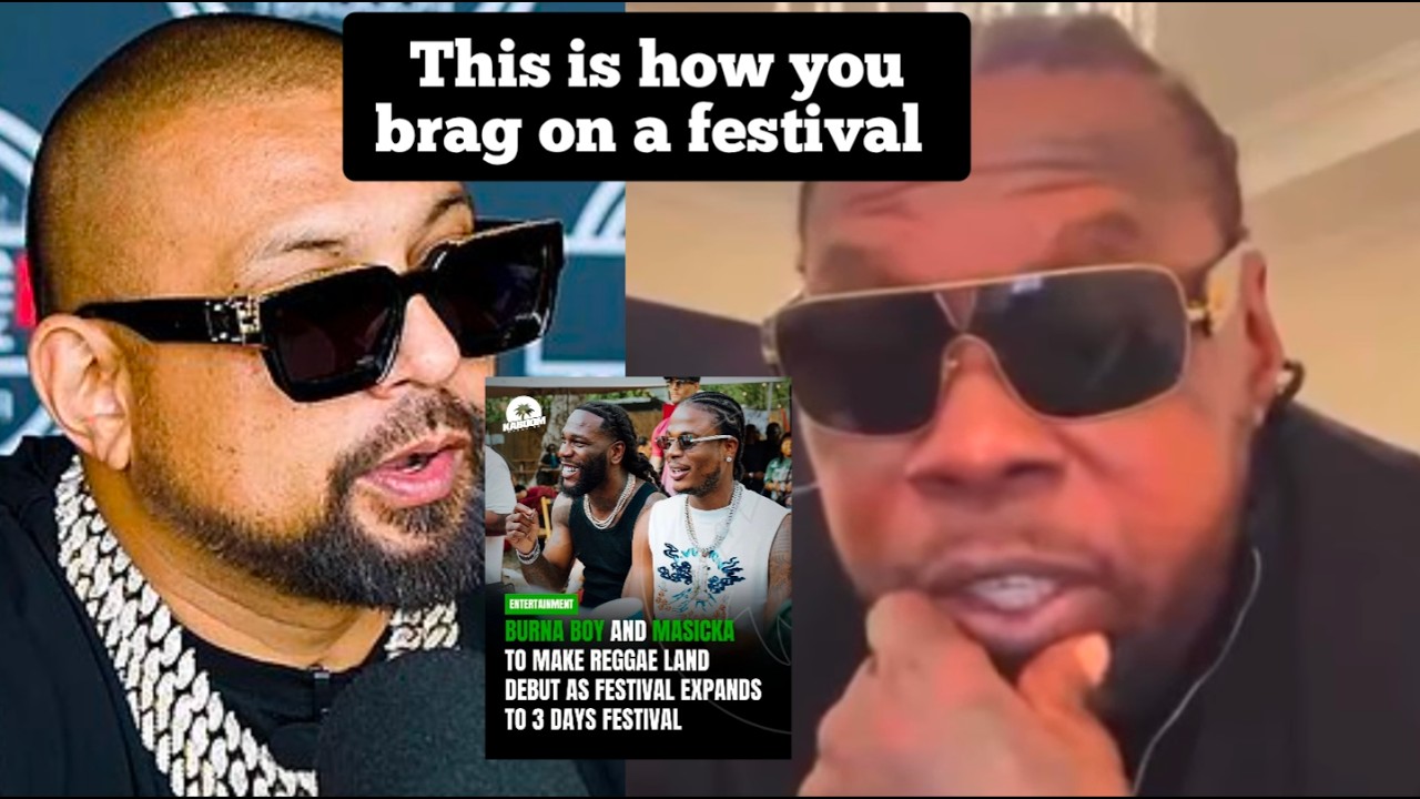 vybzkartel show sean paul how you take credit for a festival, burna boy & masicka reggae land uk