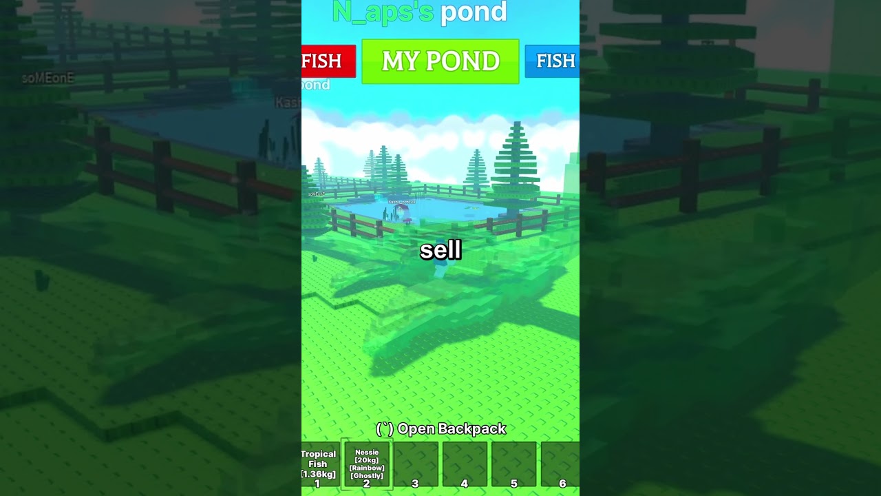 Roblox Game: Grow a Fish Pond