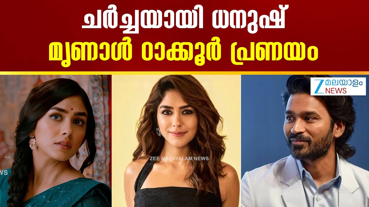 Actor Dhanush Dating Buzz | ചർച്ചയായി ധനുഷ്-മൃണാള്&zwj; ഠാക്കൂർ പ്രണയം |  Mrunal Thakur