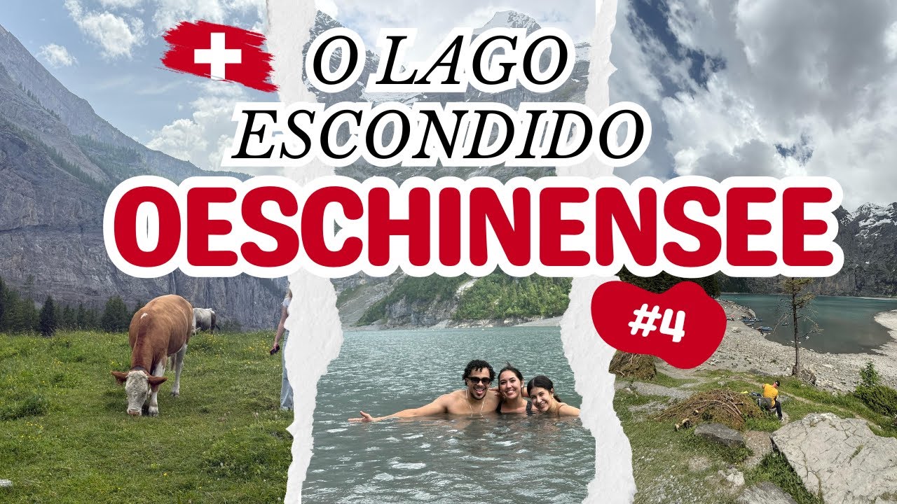 ''Entrei No Lago Oeschinensee no meio dos Alpes Suíços|#4''