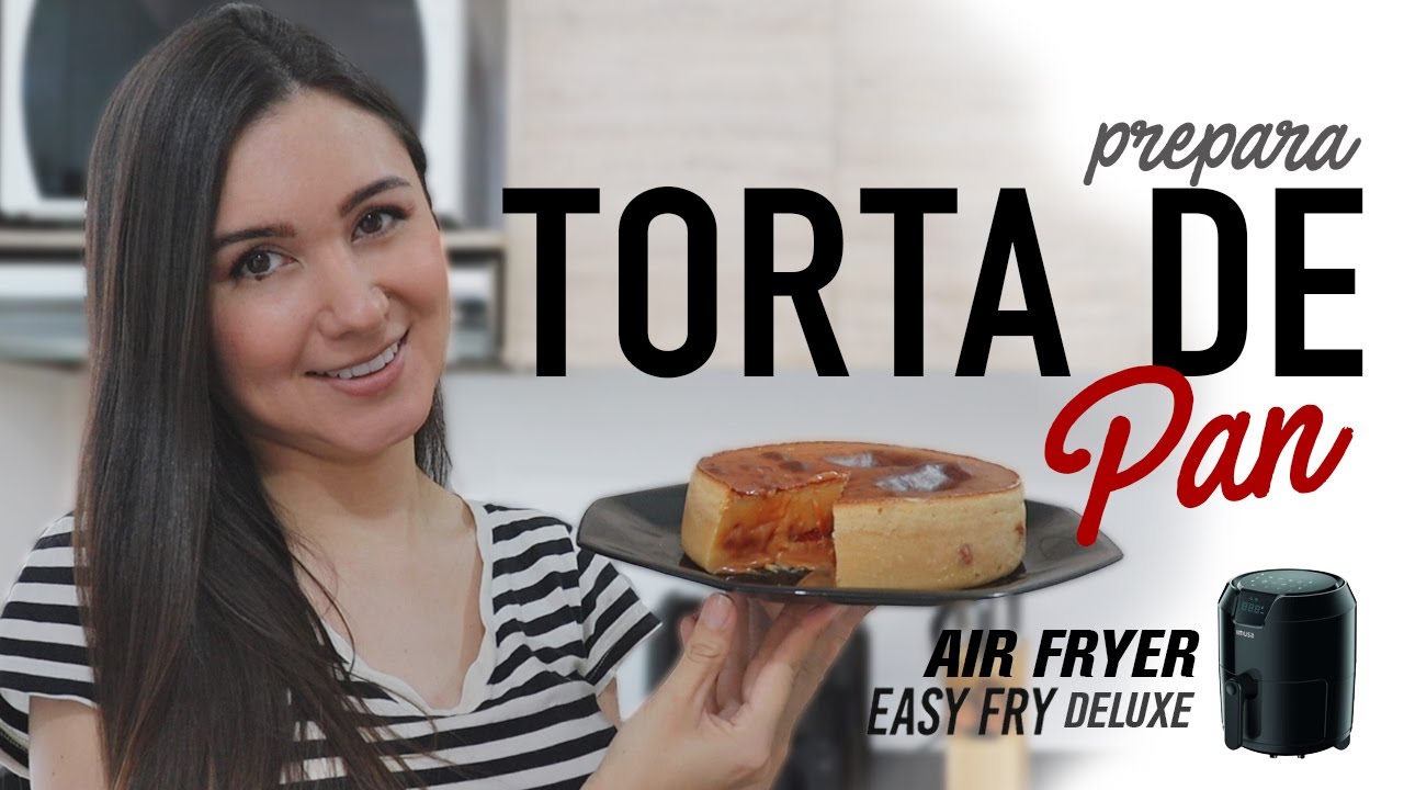 Cómo hacer TORTA DE PAN con BOCADILLO y AREQUIPE en la #AirFryer