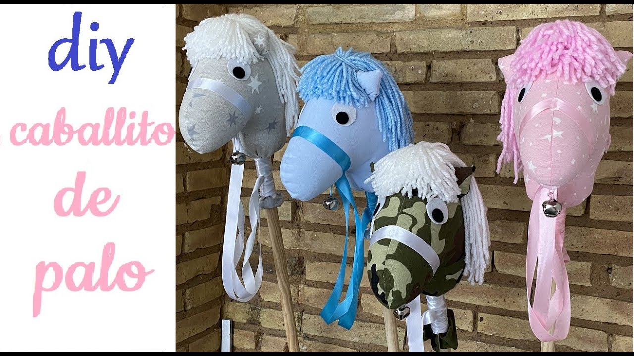 COMO HACER UN CABALLITO DE PALO