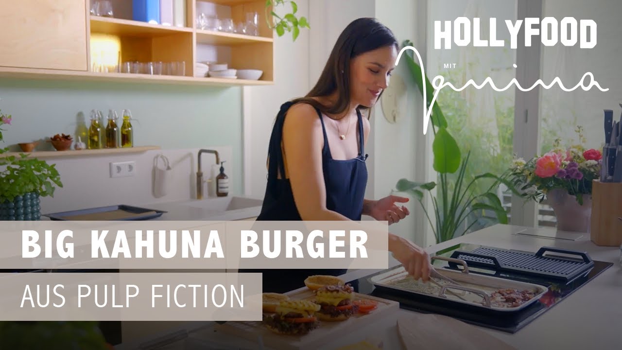 HollyFood mit Janina Uhse I Big Kahuna Burger aus Pulp Fiction I Siemens Hausgeräte