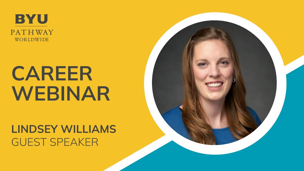 Career Webinar with Lindsey Williams