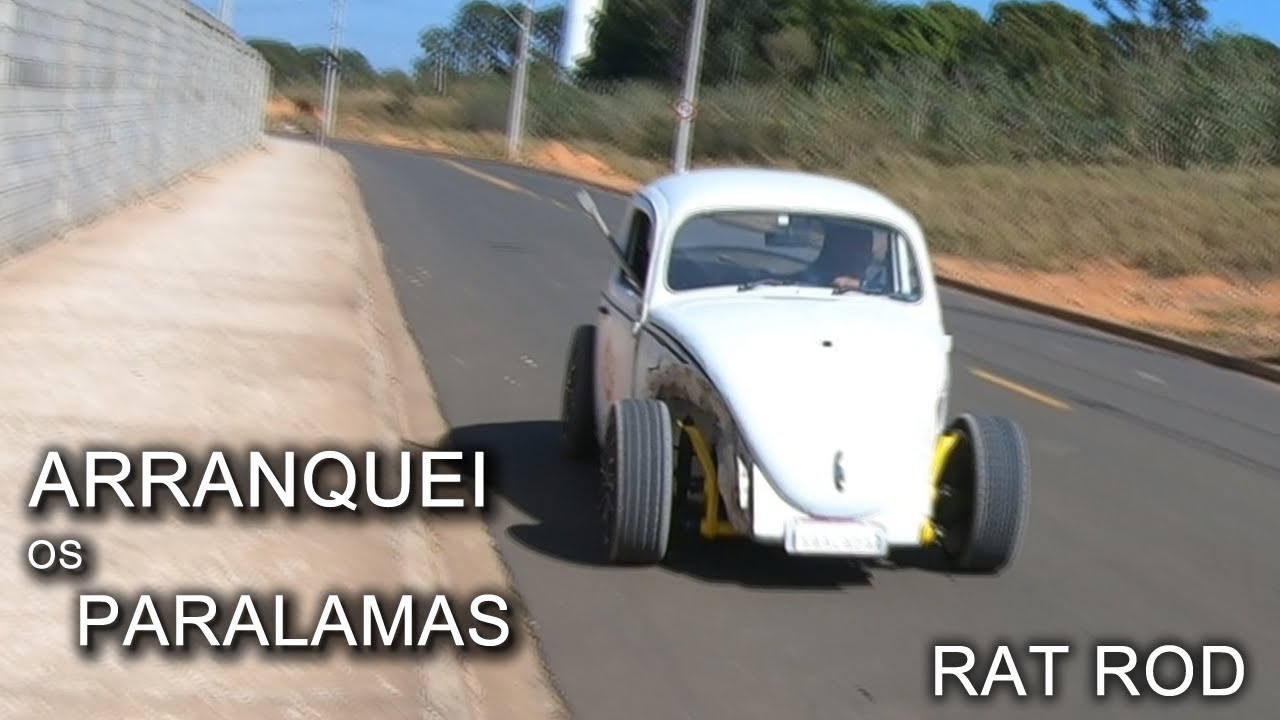 NÃO AGUENTEI ESPERAR ARRANQUEI  OS PARALAMAS AGORA QUASE RAT ROD Canal Saalada